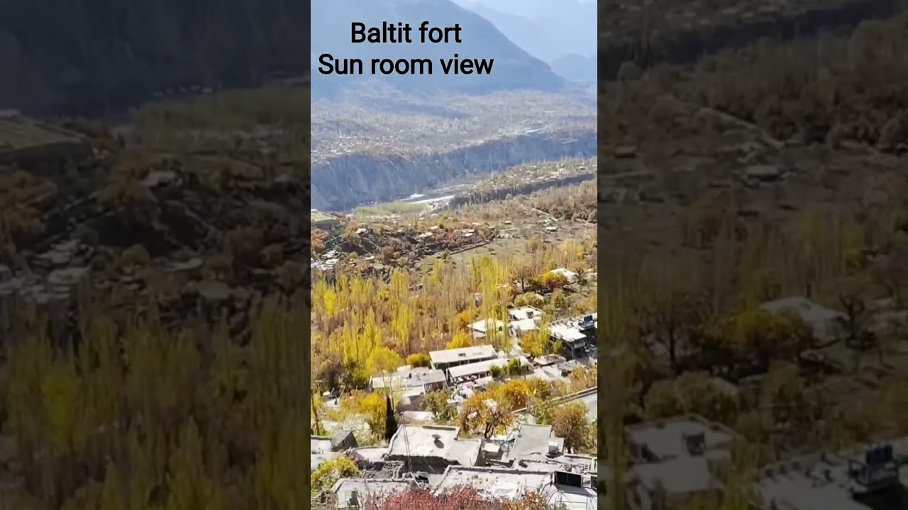 Baltit fort sun room view. 
