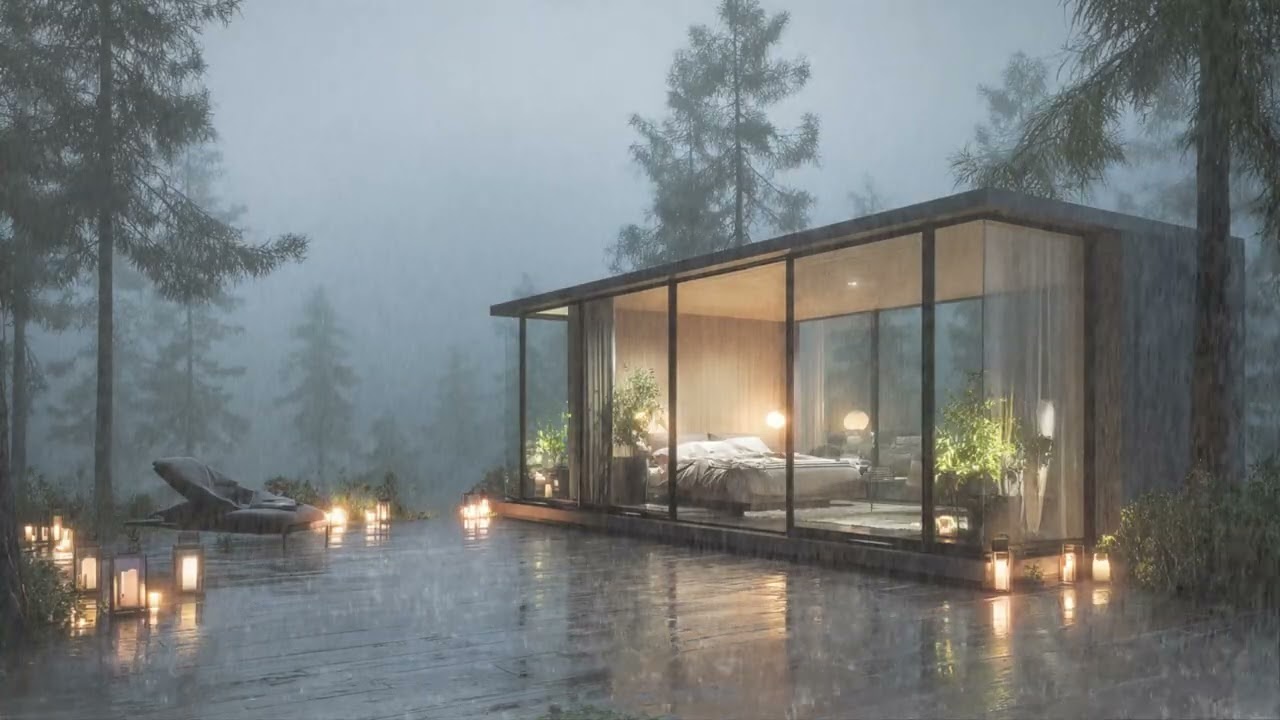 Natural Rain & Thunder Sounds for Sleeping, Relaxing & Healing