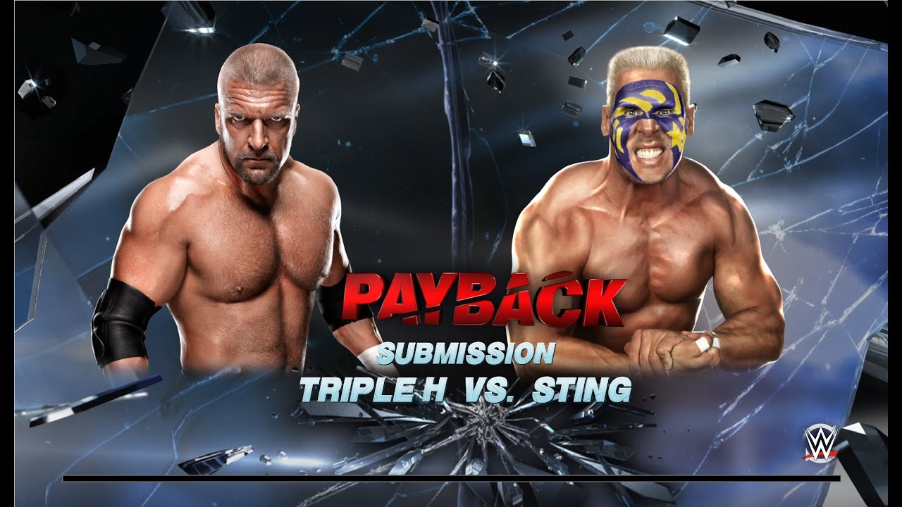WWE 2k15 Личное первенство Submission полу-финал Triple H - Sting 91