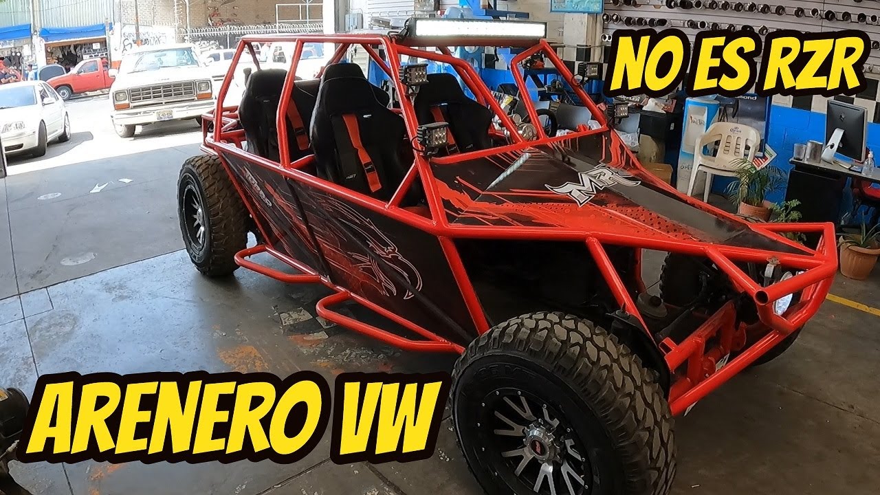 Arenero Tubular Tipo RZR VW Buggy para semana santa