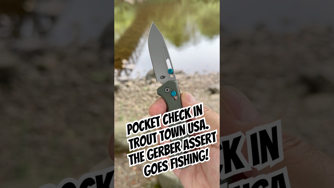Gerber Assert Pocket Check in Roscoe NY &ndash; Fly Fishing Meets EDC #youtubeshorts