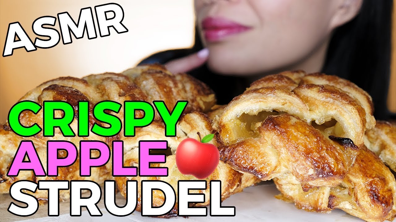 ASMR Eating Pastry APPLE STRUDEL (Extreme Crunch) *No Talking*