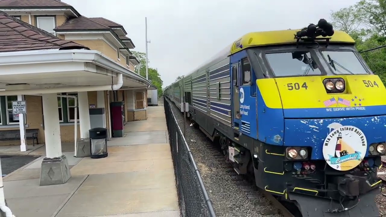 Long Island Rail Road Train 16 Cannonball at Westhampton Friday June 6, 2025