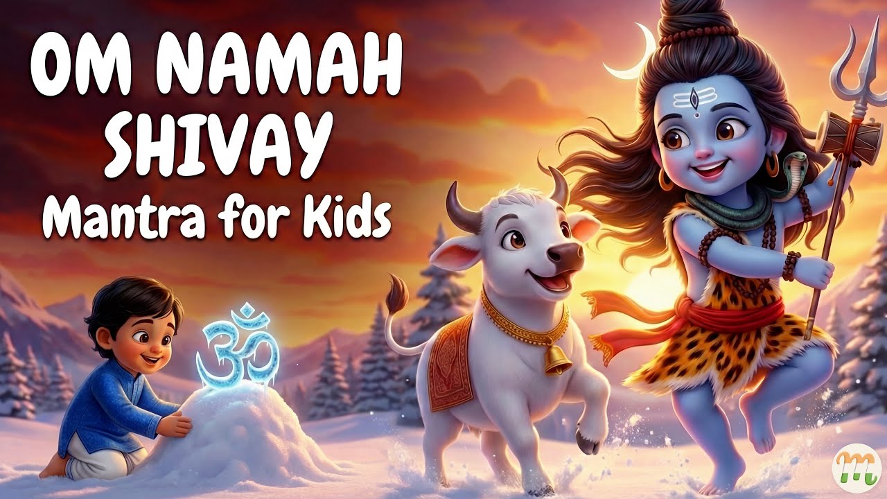 Om Namah Shivay for Kids (Meaning) | ॐ नमः शिवाय | Shiv Bhajan | Manutopia