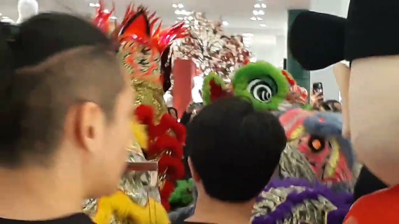 Making wishes on the Lunar New Year at Holt Renfrew at Yorkdale Shopping Centre