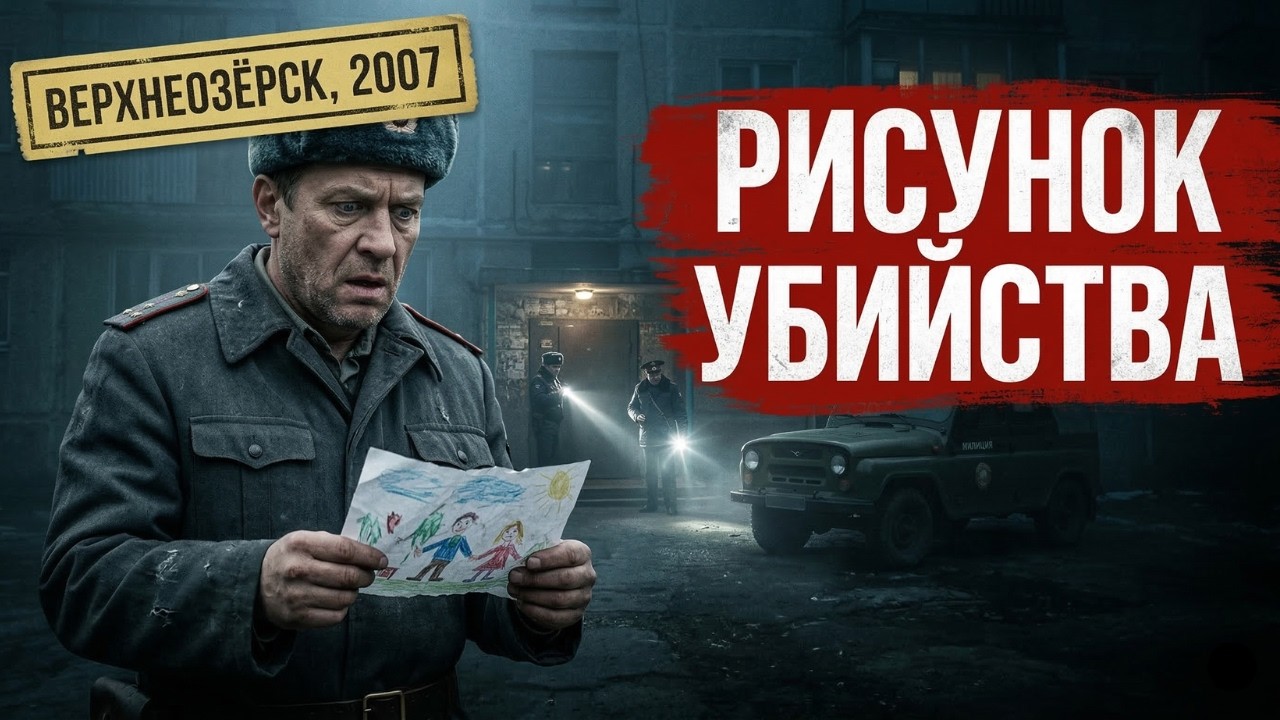 Верхнеозёрск. Мальчик нарисовал убийство за час до трагедии. Следствие не знало, как это объяснить