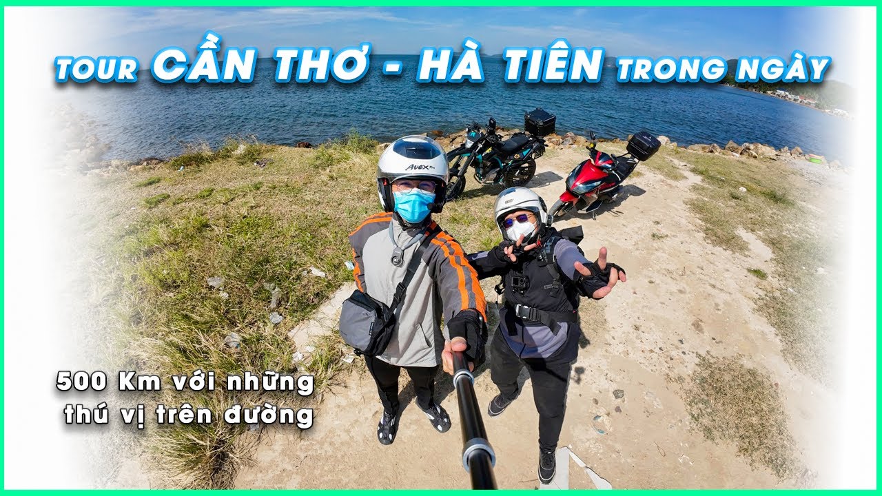 AB 125 | Tour Cần Thơ - Hà Tiên - Rạch Giá trong ngày bằng xe tay ga Airblade  | [Antony] Vlog #1