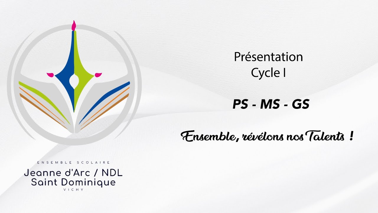 Présentation de la maternelle (TPS - PS - MS - cycle I)