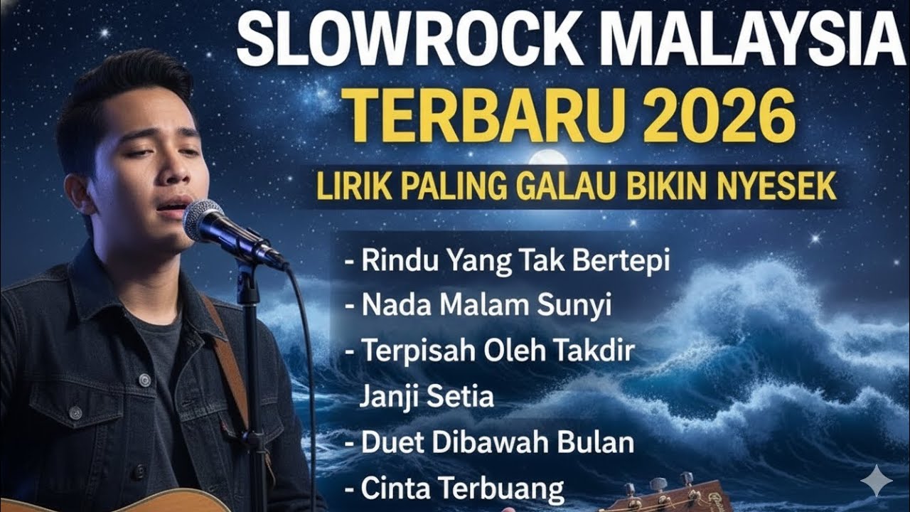 Slow Rock Melayu Terbaru 2026 | Lagu Galau Paling Nyentuh Hati & Bikin Nyeseek
