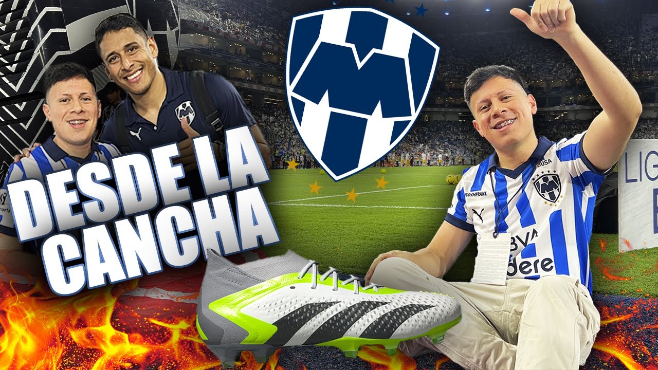DESDE EL VESTIDOR!! Los pares de los jugadores del Monterrey DESDE LA CANCHA y EL VESTIDOR! 🔥 Vlog-2