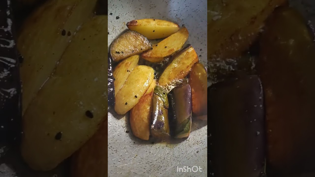আলু বেগুন দিয়ে পারশে মাছের ঝোল