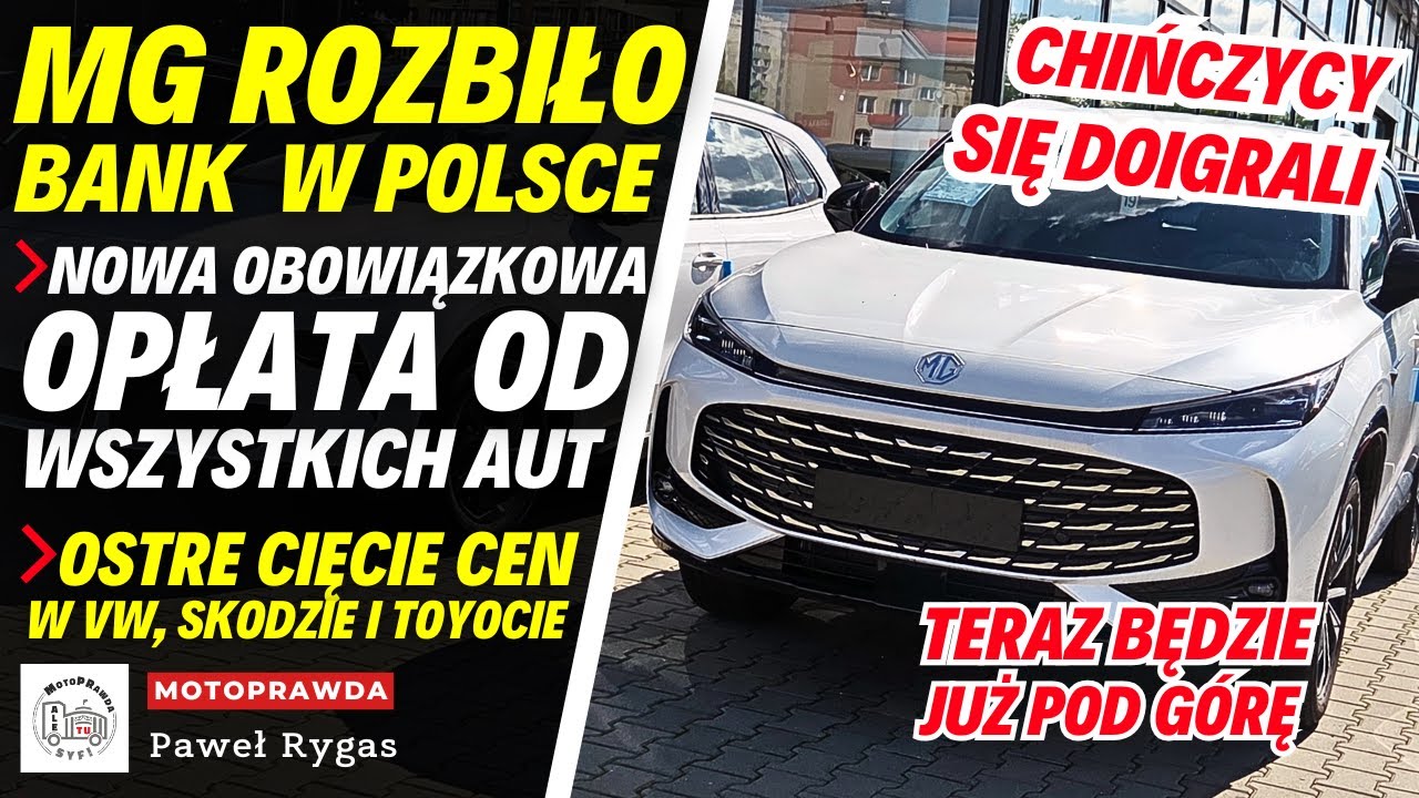 Nowa obowiązkowa oplata od wszystkich aut w Polsce. Chińczycy będą mieć pod górę