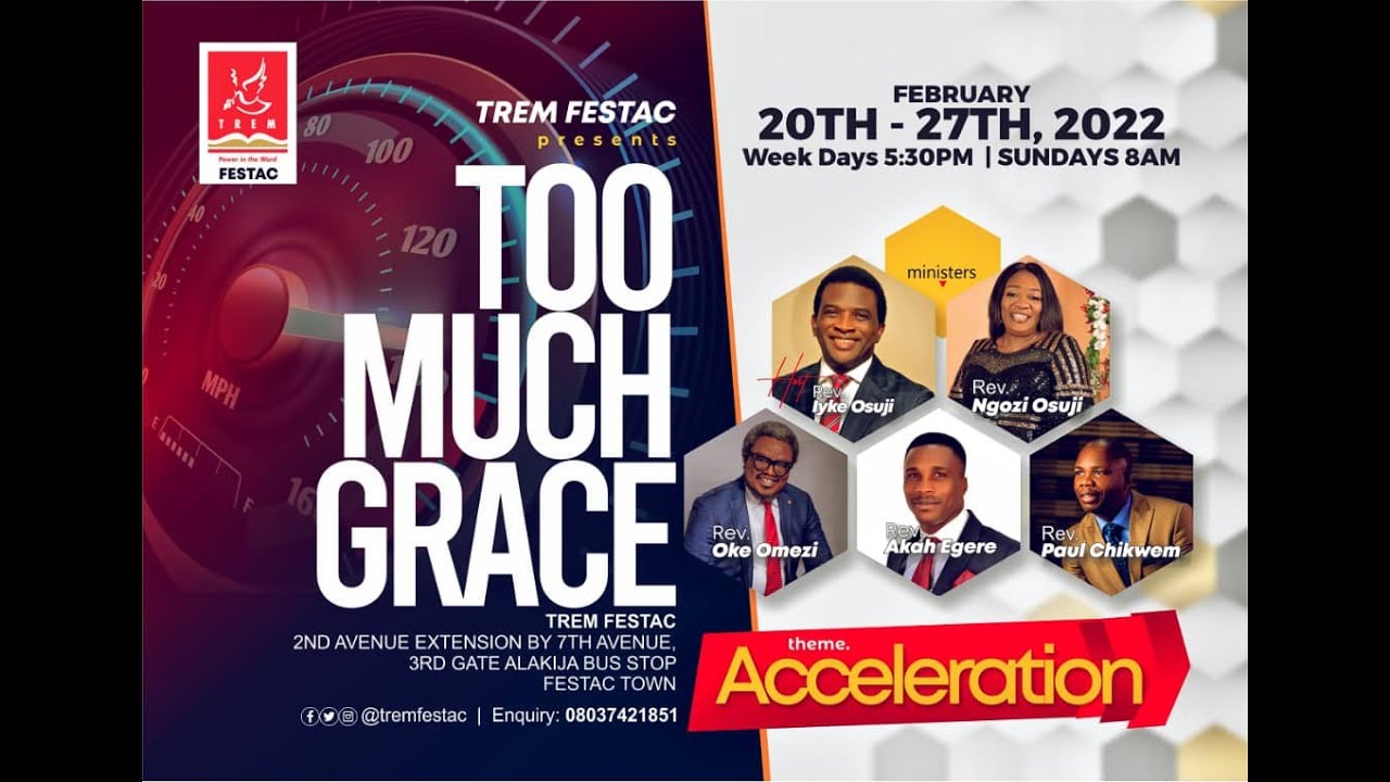Too Much Grace:Acceleration Day 1 | Unravelling Your Prophetic Destiny | Rev. Oke Omezi | Sun 20 Feb