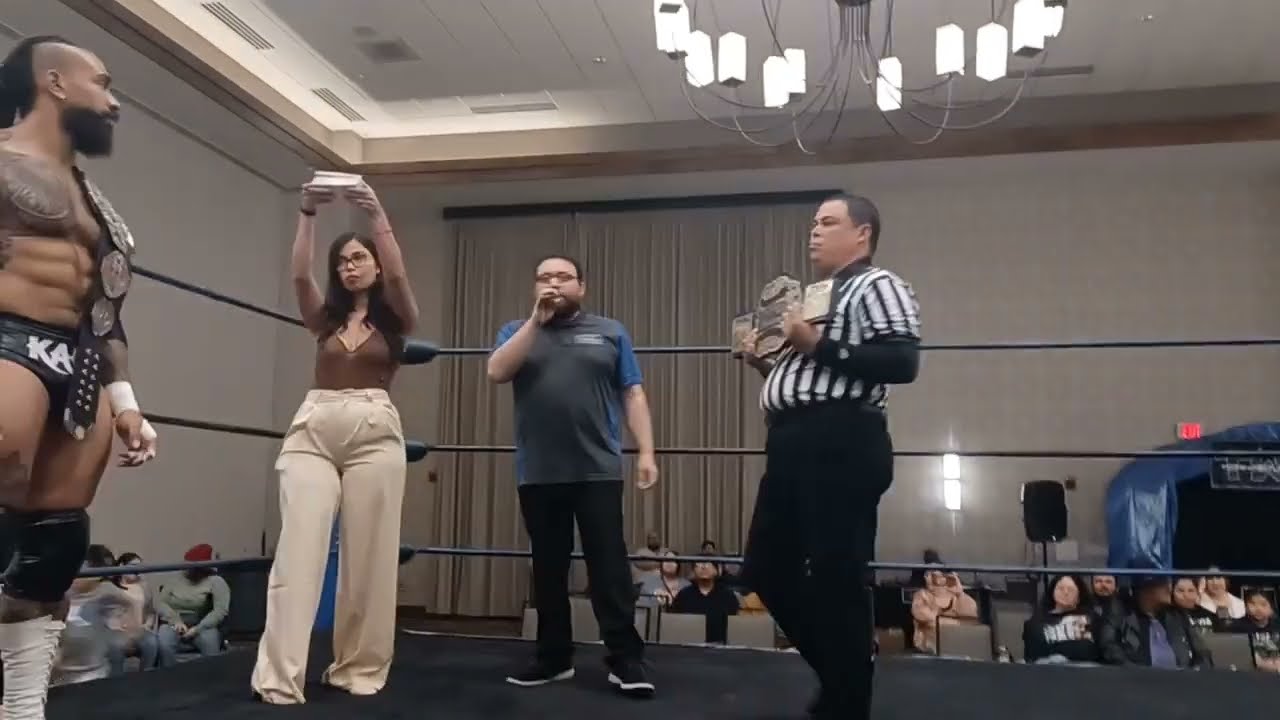 Kaun (AEW) Vs Alex Arsenal (TWL Championship Match) en South Texas Wrestle Fest.