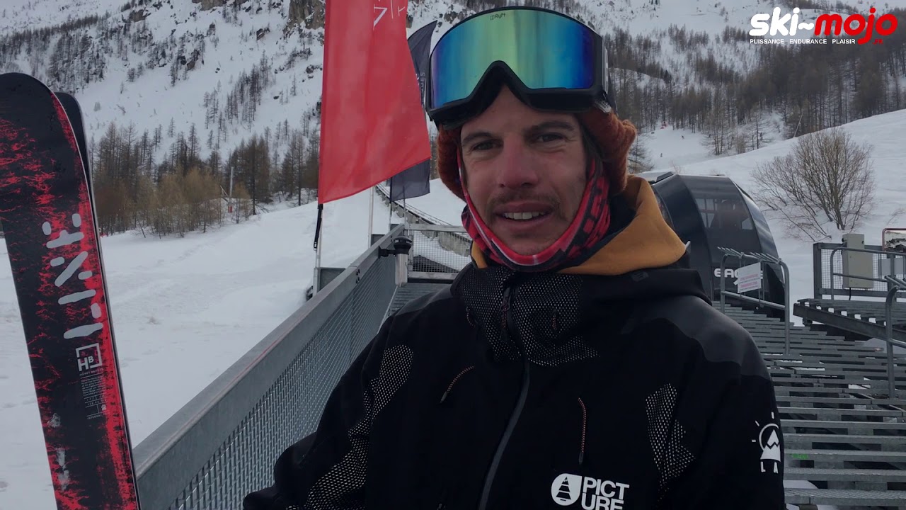 L&eacute;o, freerider &agrave; Val d'Is&egrave;re, essaye le Ski-Mojo