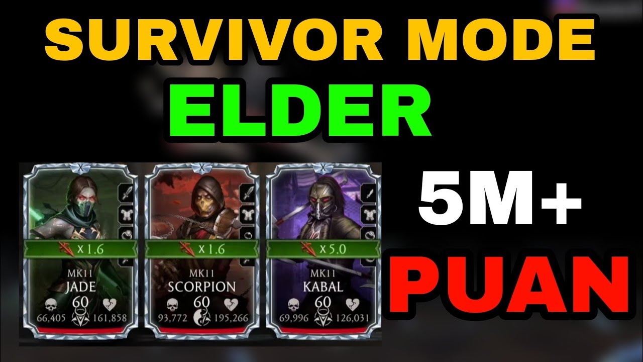 BAŞARDIK ABİ | Tek Turda 5M+ Puan Kastık🔥 | Survivor Mode Elder | Mk Mobile