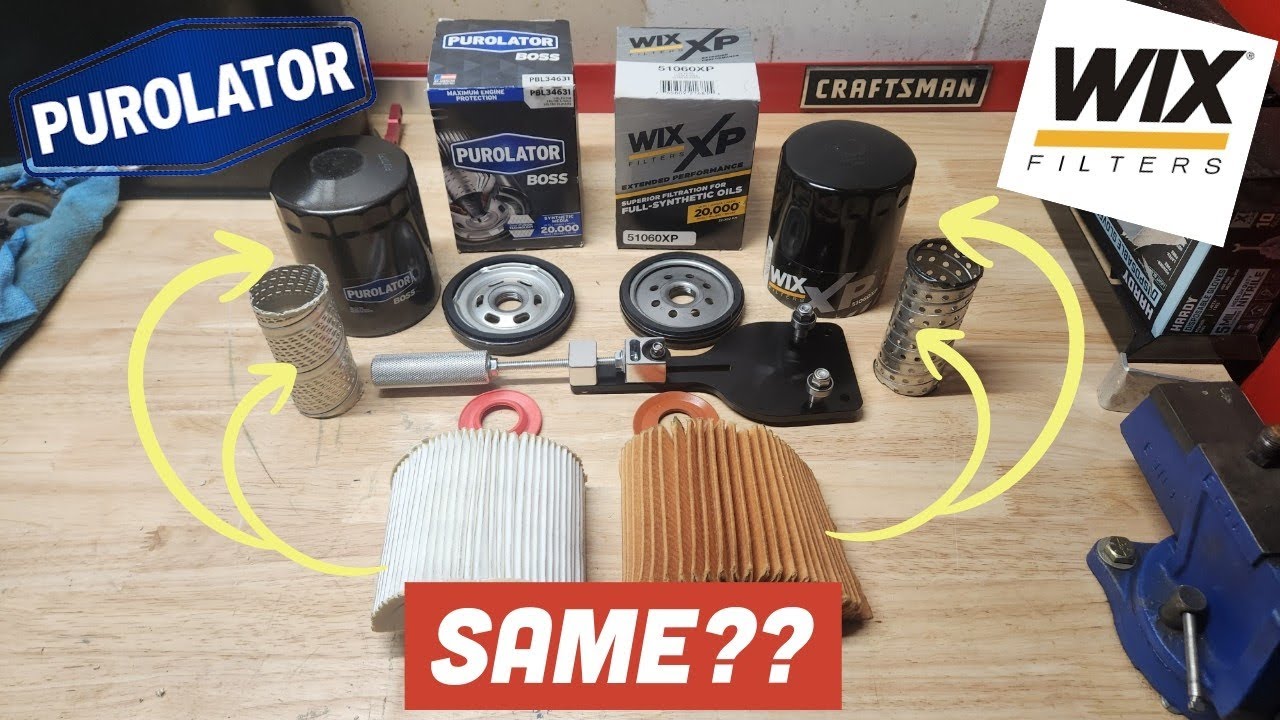Wix XP vs Purolator BOSS - Best Oil Filter? Lets settle this!