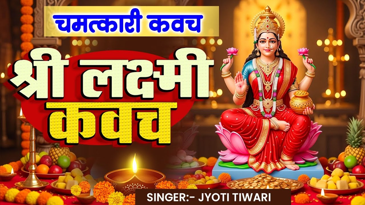 श्री लक्ष्मी कवच अर्थ सहित | Shree Laxmi Kavach | Raksha Kavach | Shakti Raksha Kavach#DiwaliKawach