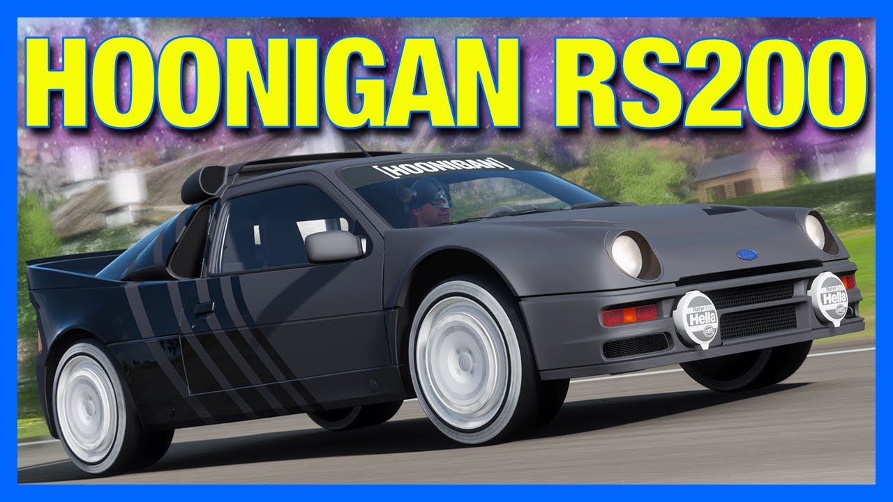 Forza Horizon 4 Customization : NEW KEN BLOCK'S FORD RS200!!