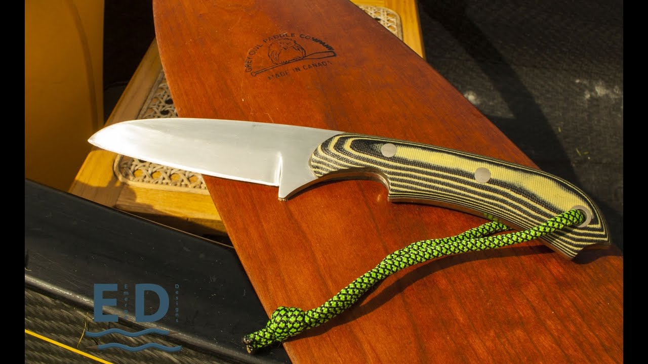 Lineage Canoe: Making a bushcraft knife for canoeing