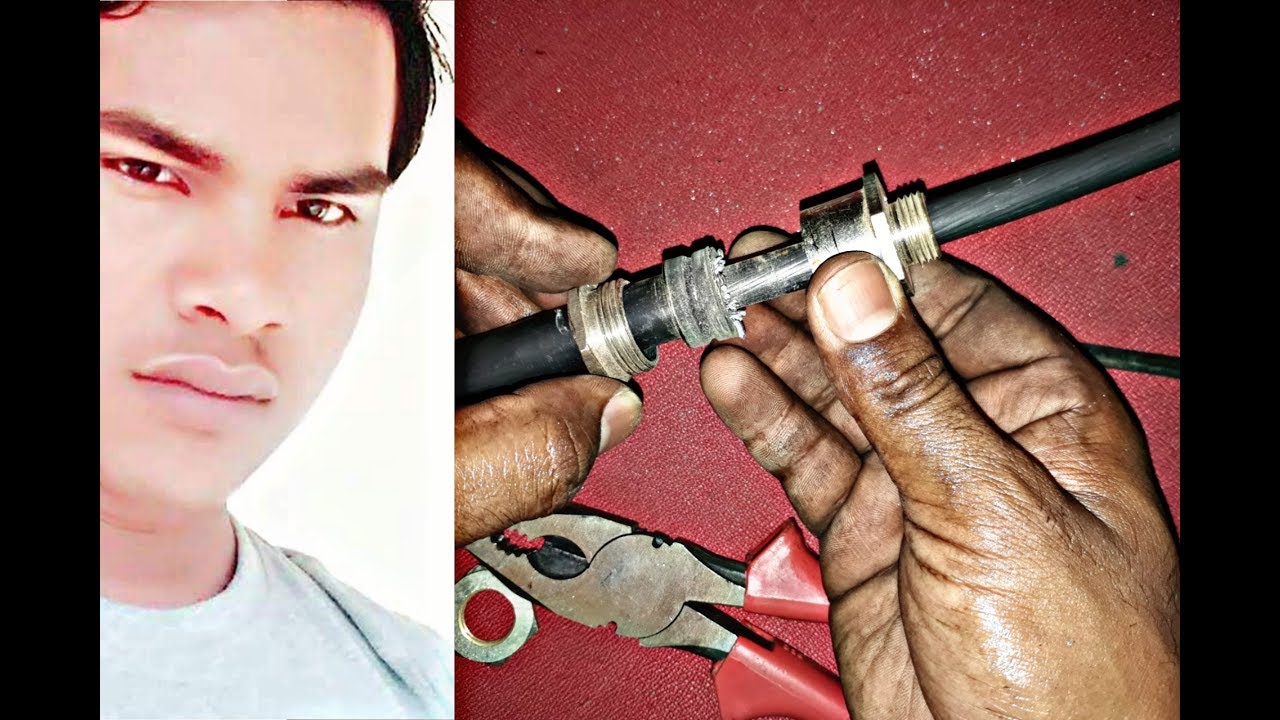 Single Compression Cable Gland Fitting For Armoured Cable केबल में ग्लैंड कैसे लगाते हैं in hindi