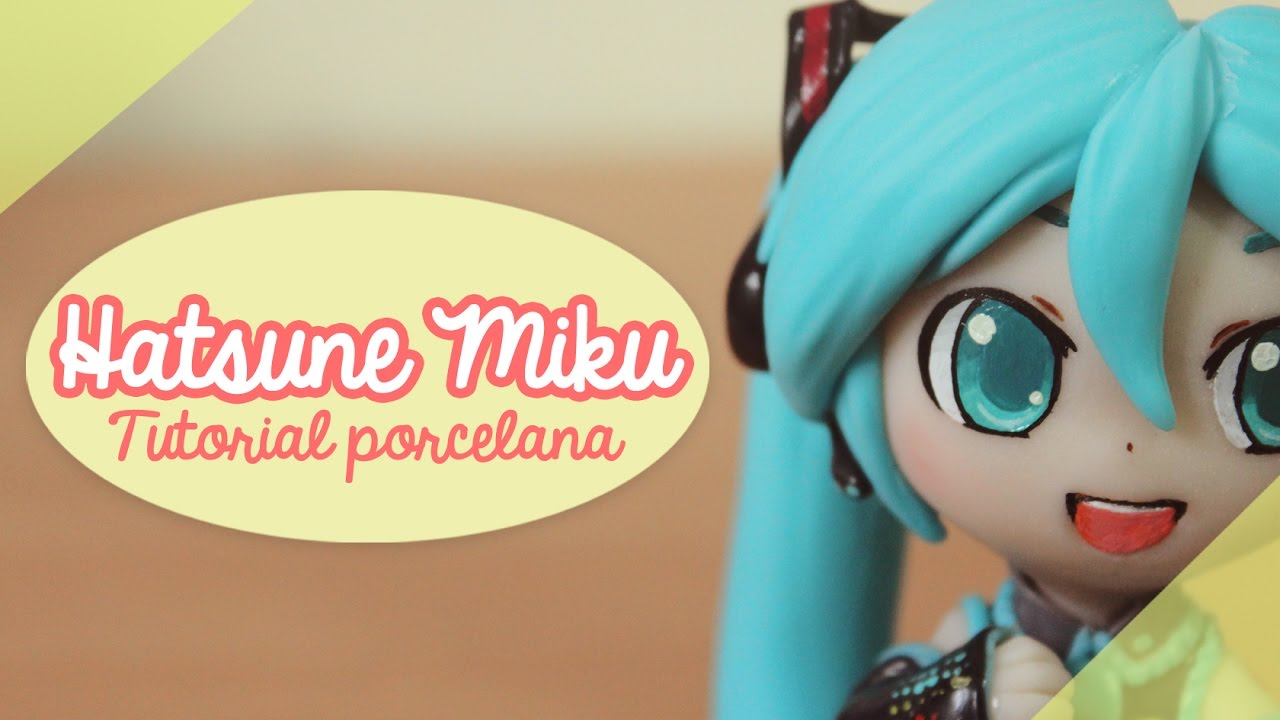 ♡ Hatsune Miku (Figurita) / Tutorial porcelana en frío ♡ By Piyoasdf