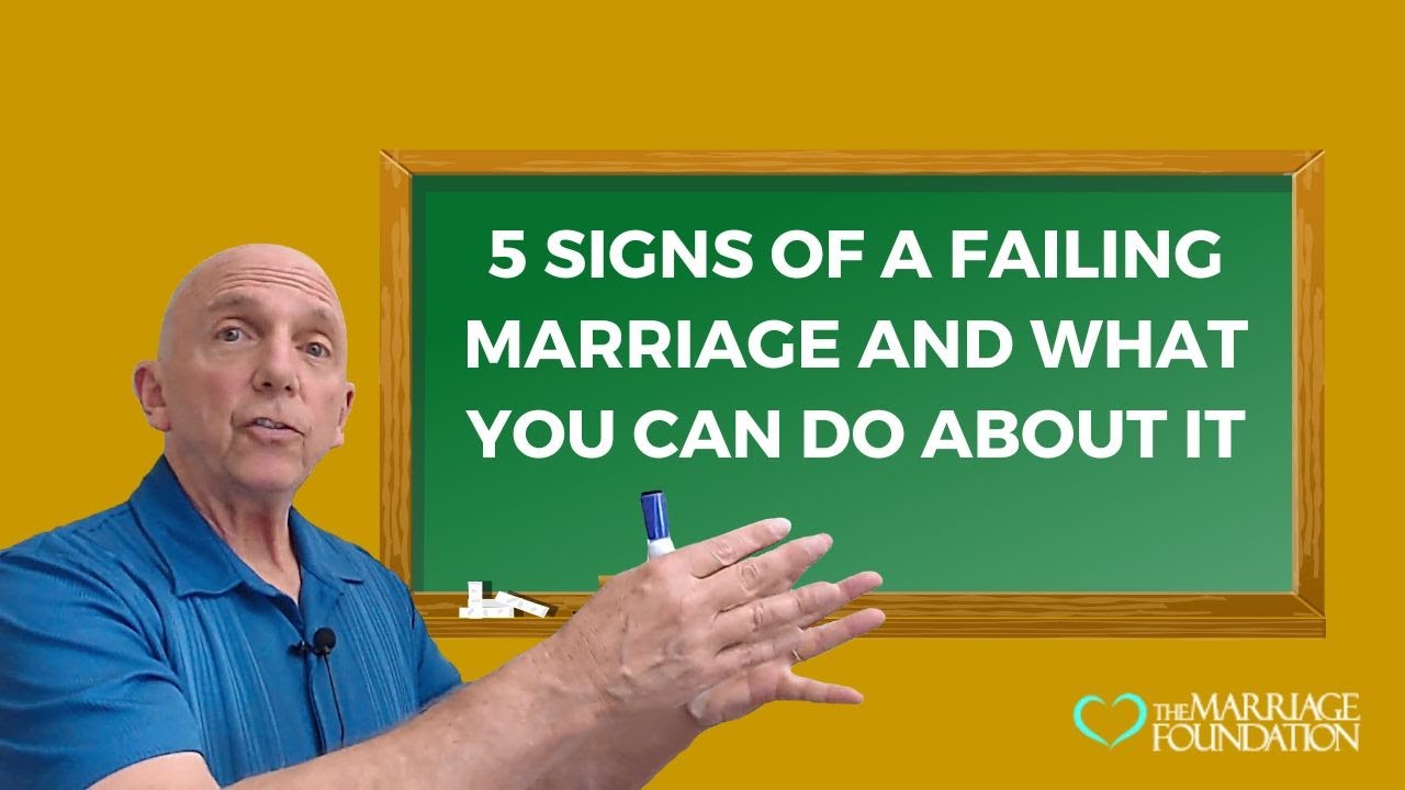 5 Signs of a Failing Marriage and What You Can Do About It | Paul Friedman