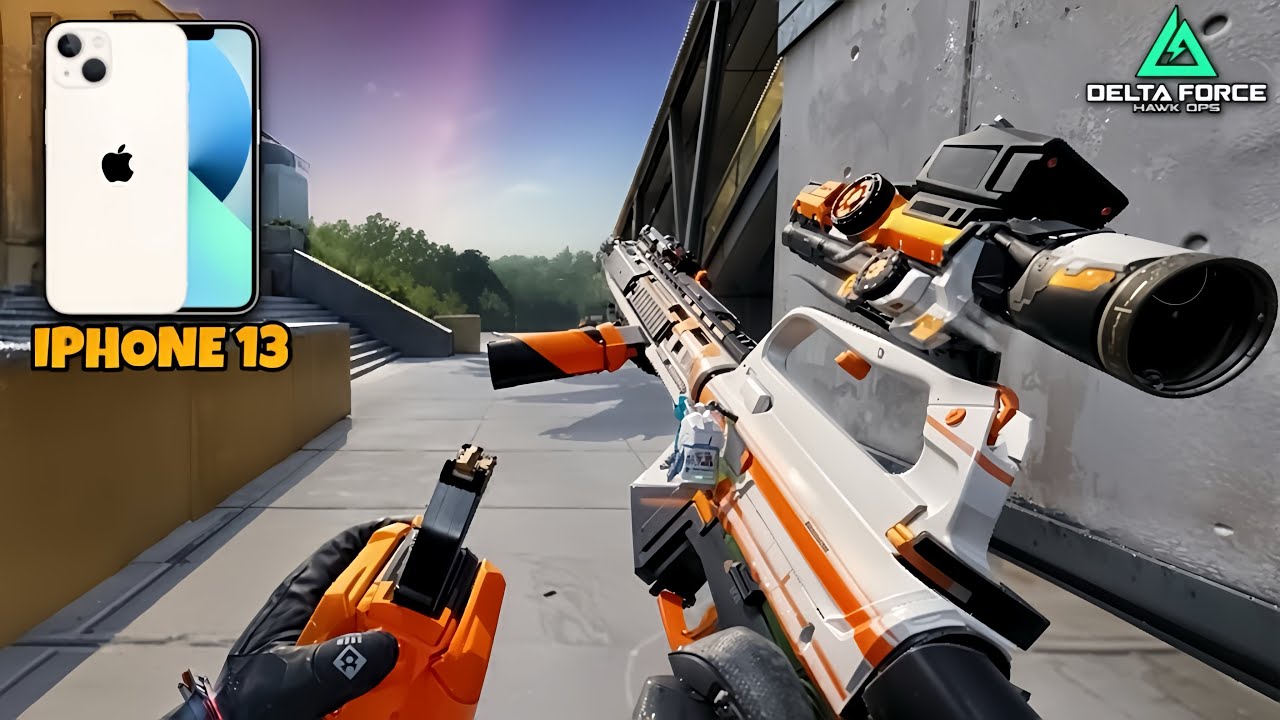 Delta Force Mobile on IPHONE 13! 👀 4K HD Graphics 60 FPS 🔥