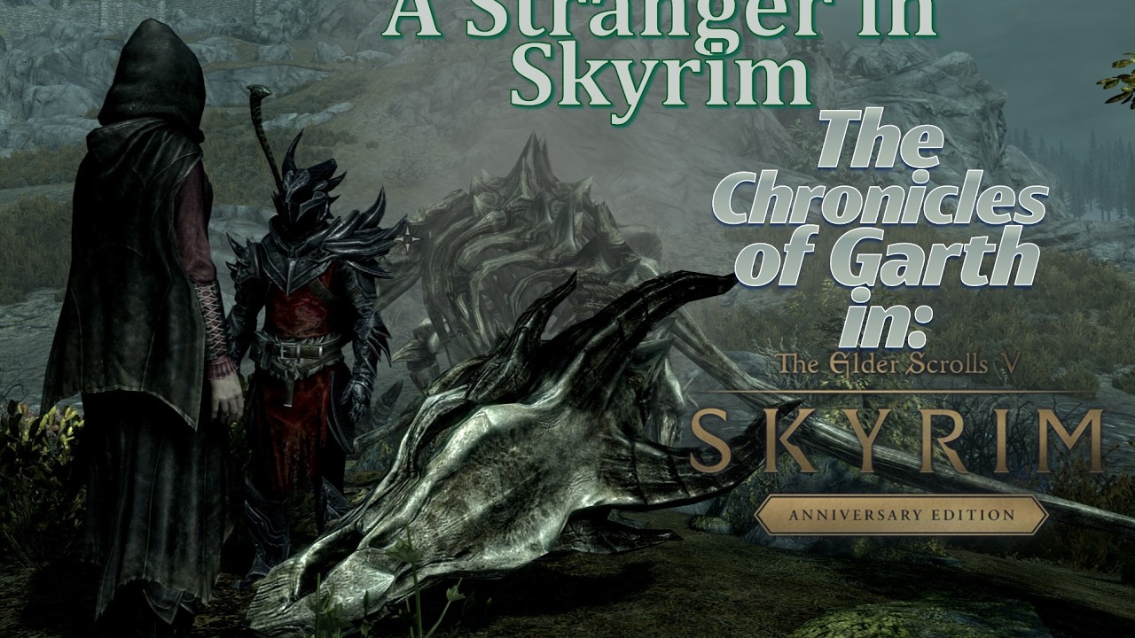 A Stranger in Skyrim -Ebony Warrior - White Phial - Dawngaurd Dwemer Artifact -Misc Quest -EP40