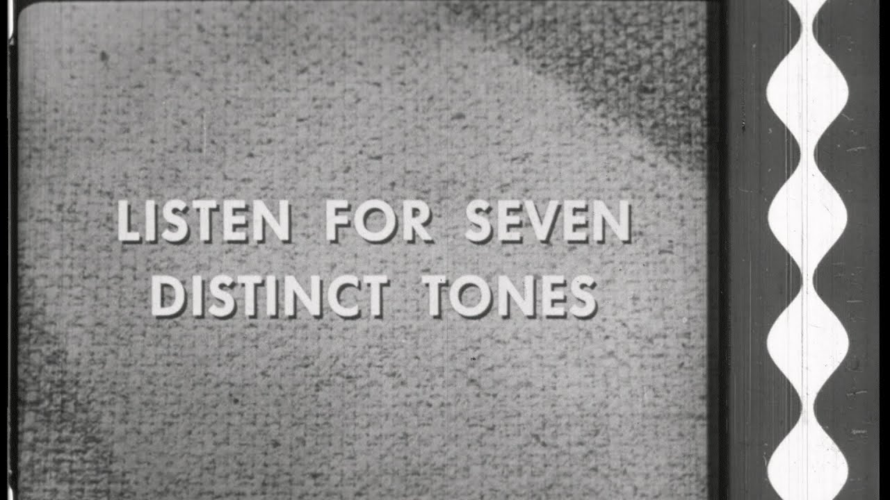 SMPTE Jiffy Test Film — 16mm HD Scan with Visible Soundtrack
