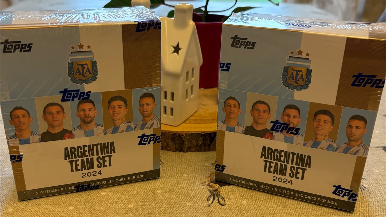 Topps Argentina Team Set - x2 Hobby Box Openings - 2 Autos and 2 Numbered
