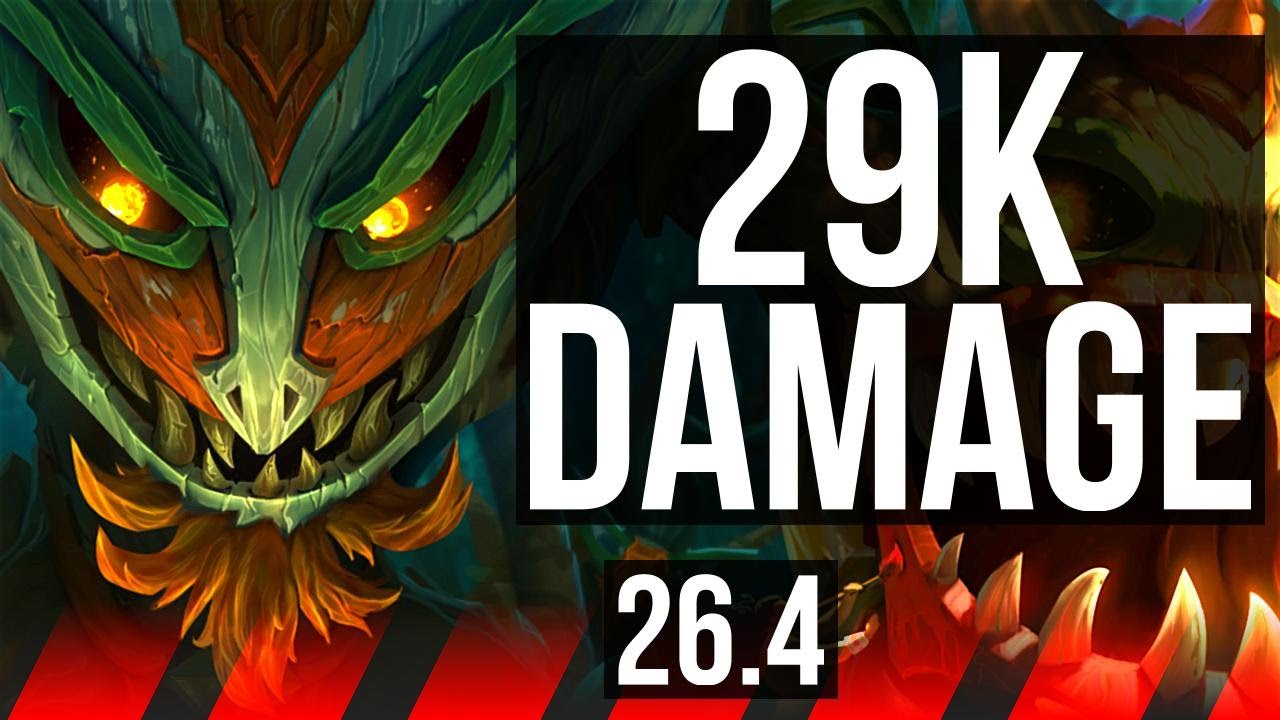MAOKAI vs ZAAHEN (TOP) | 29K damage | KR Master | 26.4