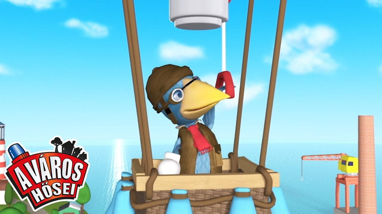 A város hősei | A hőlégballon + még sok rajzfilm | Rajzfilmek Gyerekeknek | Animációs Rajzfilmek