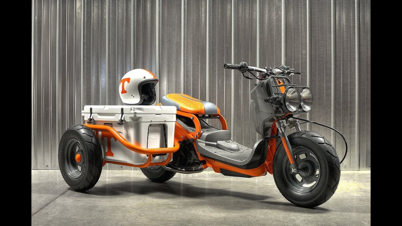 Raffling off a custom Honda Ruckus for kids!