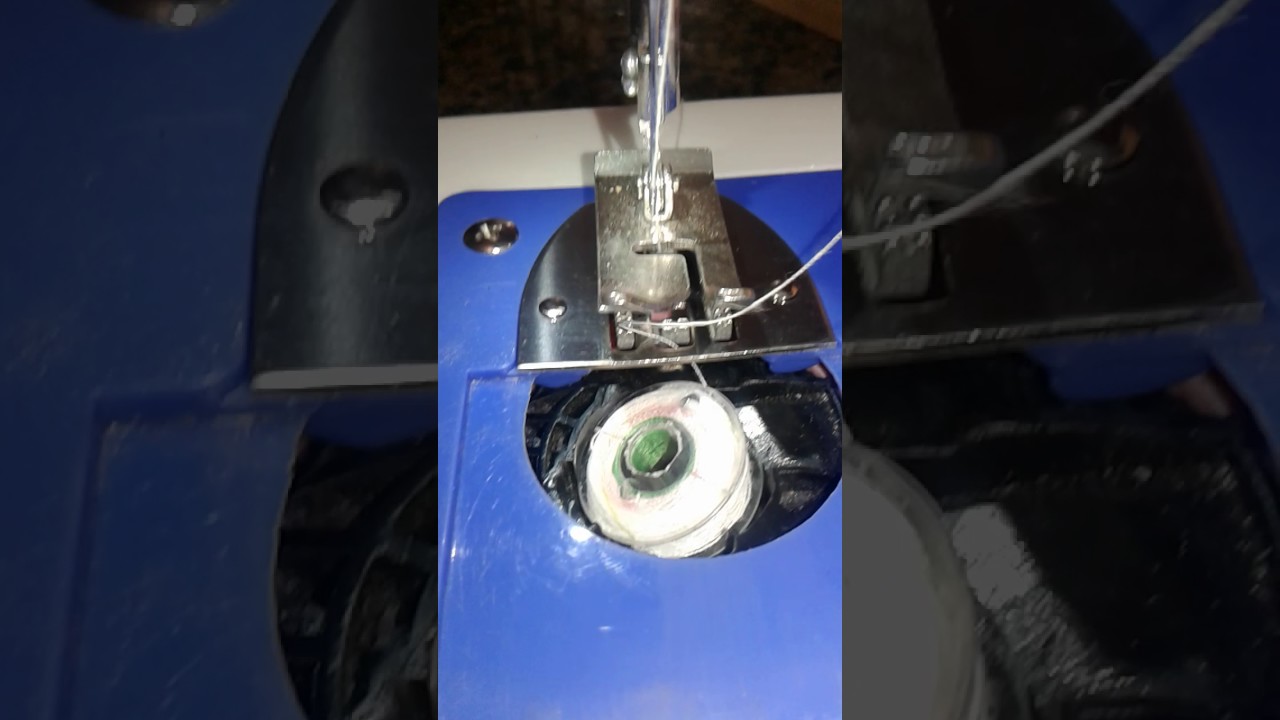 Como passar a linha na máquina incasa compact.