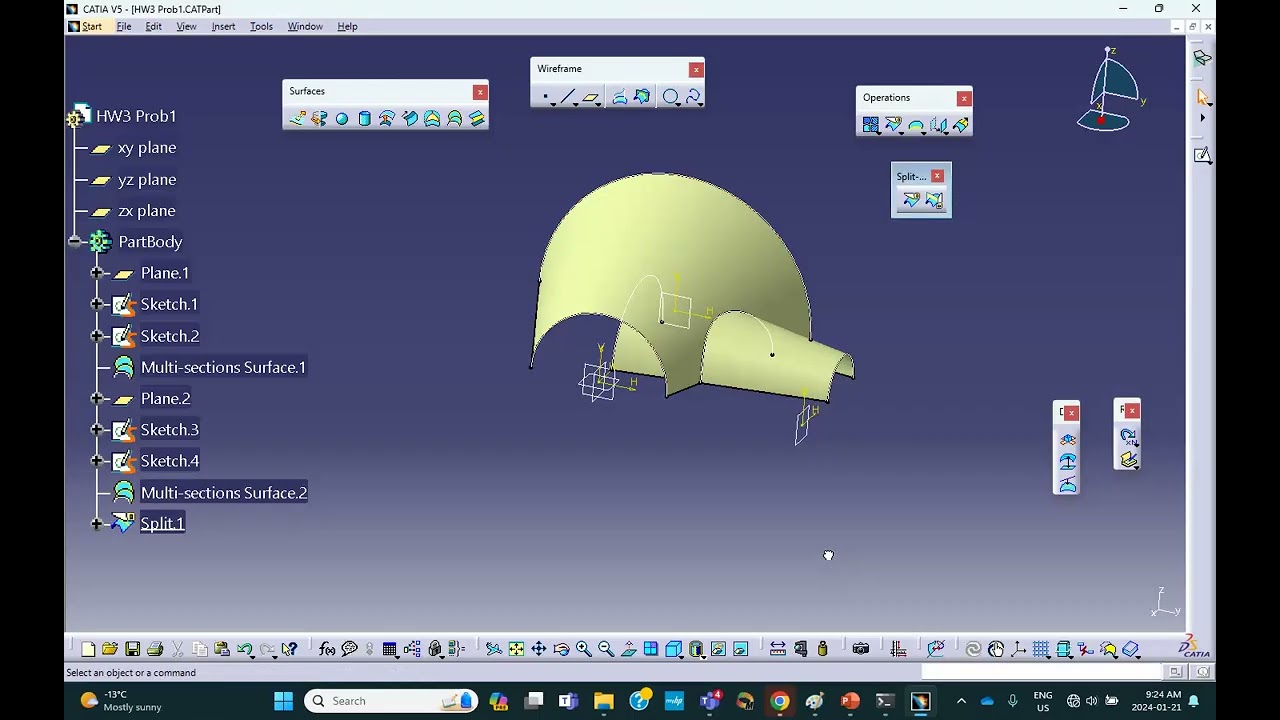 Assignment W26 03 1 CAD Catia v5