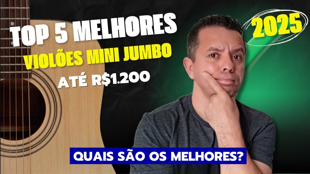 👉 TOP 5 MELHORES VIOLÕES MINI JUMBO ATÉ R$1.200