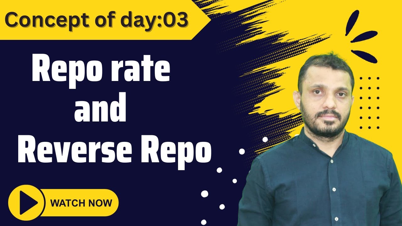 Repo Rate and Reverse Repo explained by Santhosh Rao UPSC