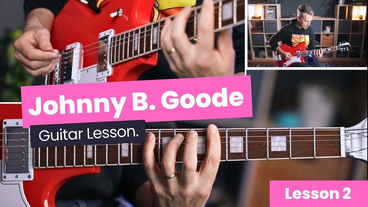 How To Play Johnny B Goode - Chuck Berry Guitar Lesson Part 2