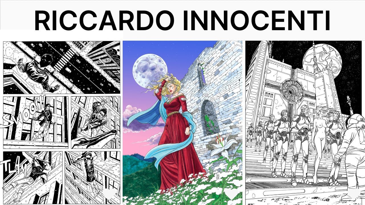 3 Chiacchiere con… intervista con Riccardo Innocenti￼ - Disegnatore e fumettista