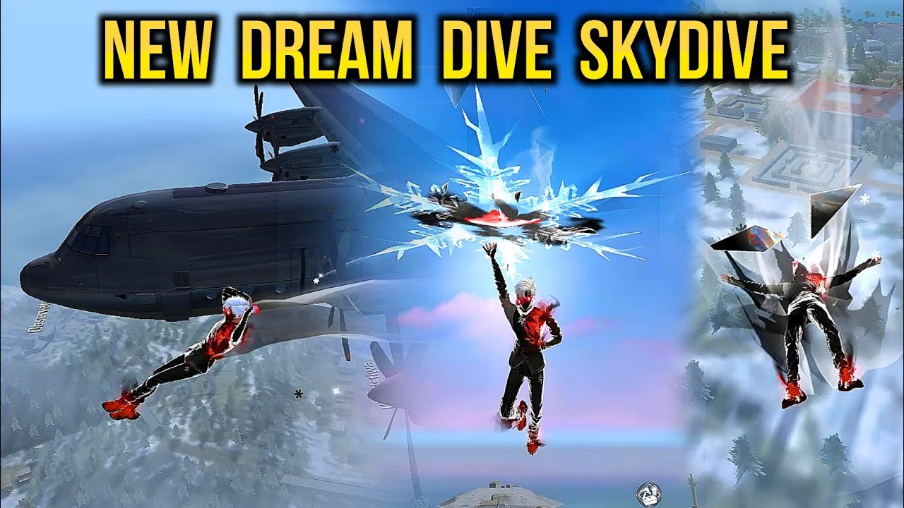 New Dream Dive Skydive | Free Fire New Skydive