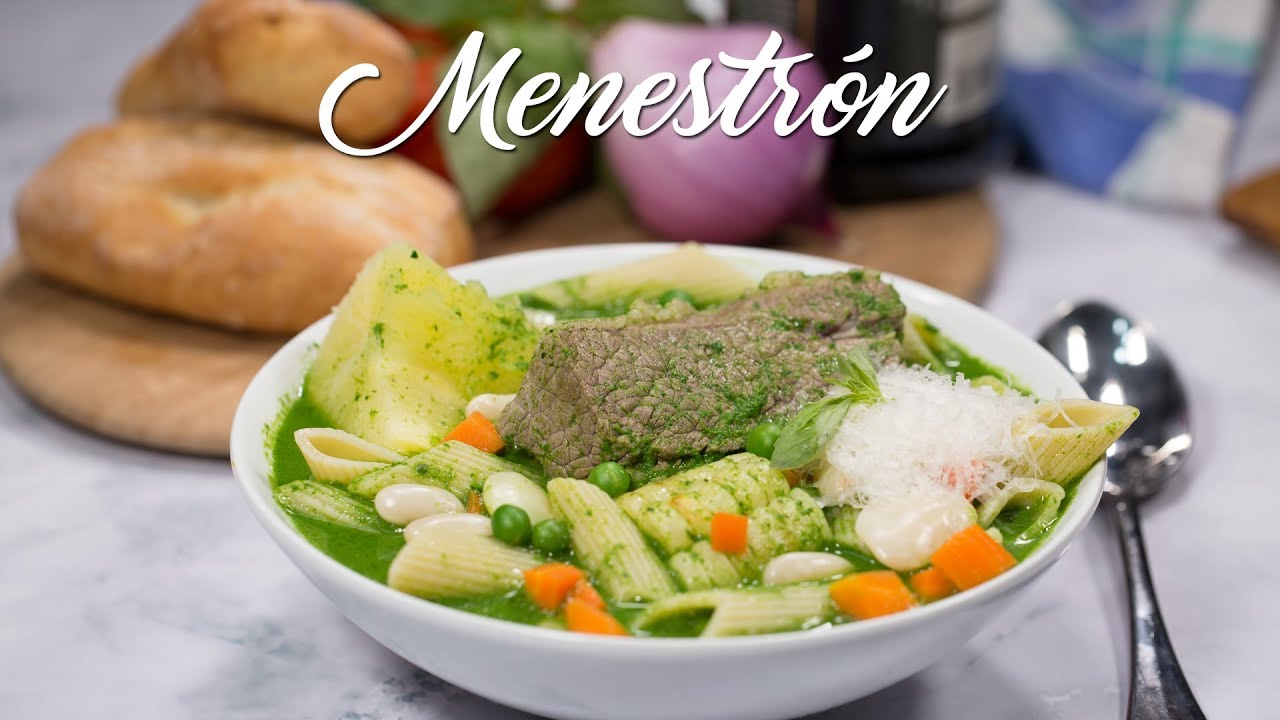 Receta de Sopa Menestr&oacute;n Peruana