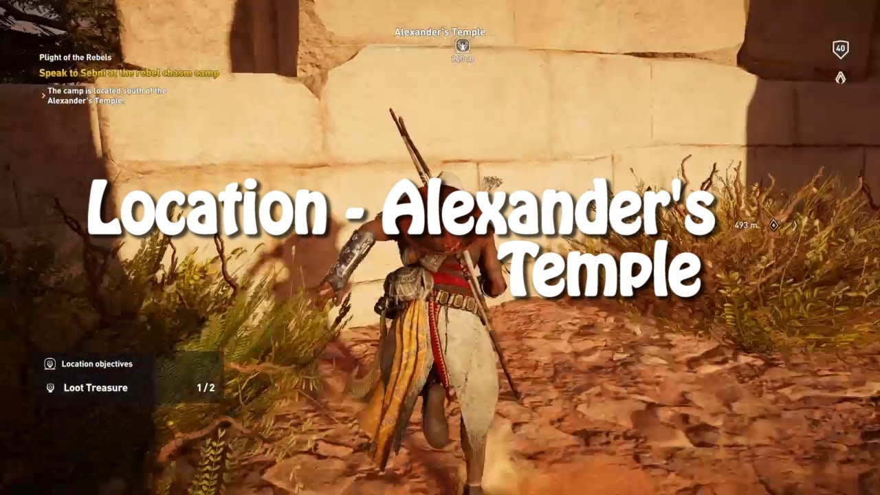 Assassin's Creed Origins: Location - Alexander's Temple