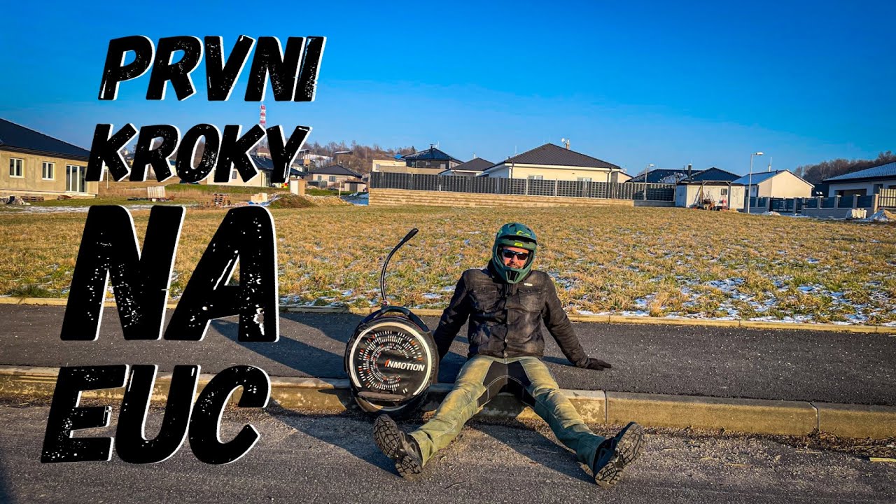 EUC 🛞/ Elektrická jednokolka - první krůčky / First steps with EUC | 4K