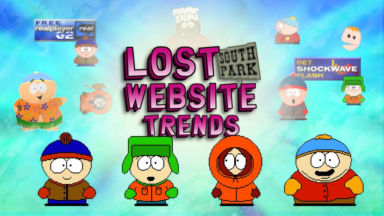 Top 10: Forgotten South Park Website Trends from the Dial-Up Era