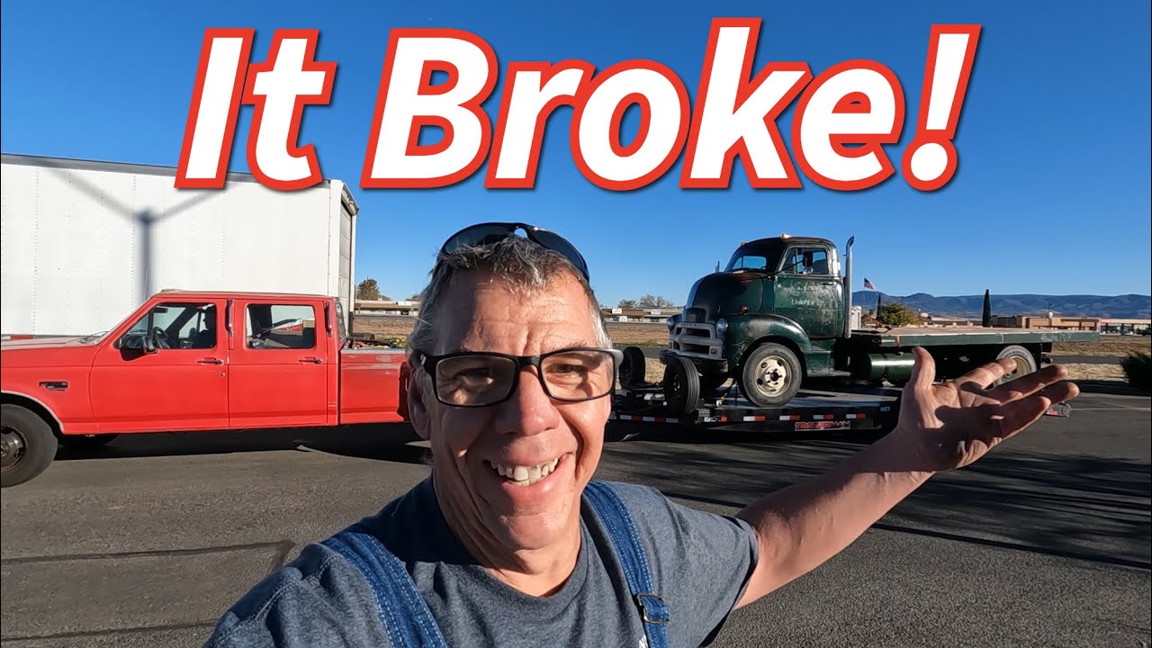 I drove my SAVED Chevy COE 90 miles to enter a Christmas parade and it BROKE!
