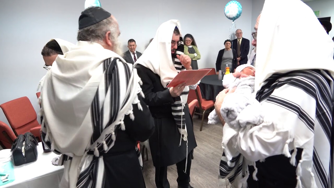 Celebrating a bris at Chabad of Snohomish County