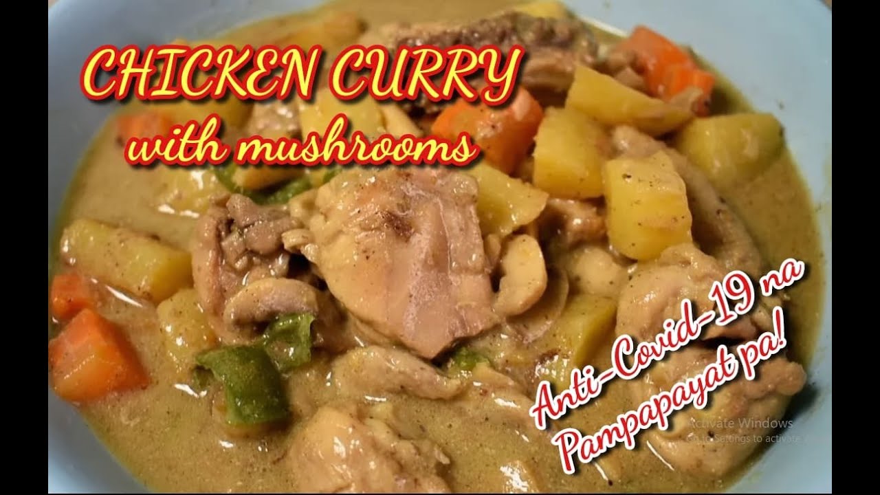Weight Loss Chicken Curry with Mushrooms | Filipino Style