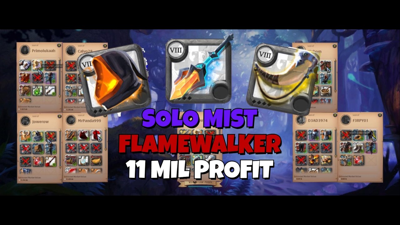 Flame of Chaos 🔥 | Solo Mist | Albion Online | Tales from the Mists #22
