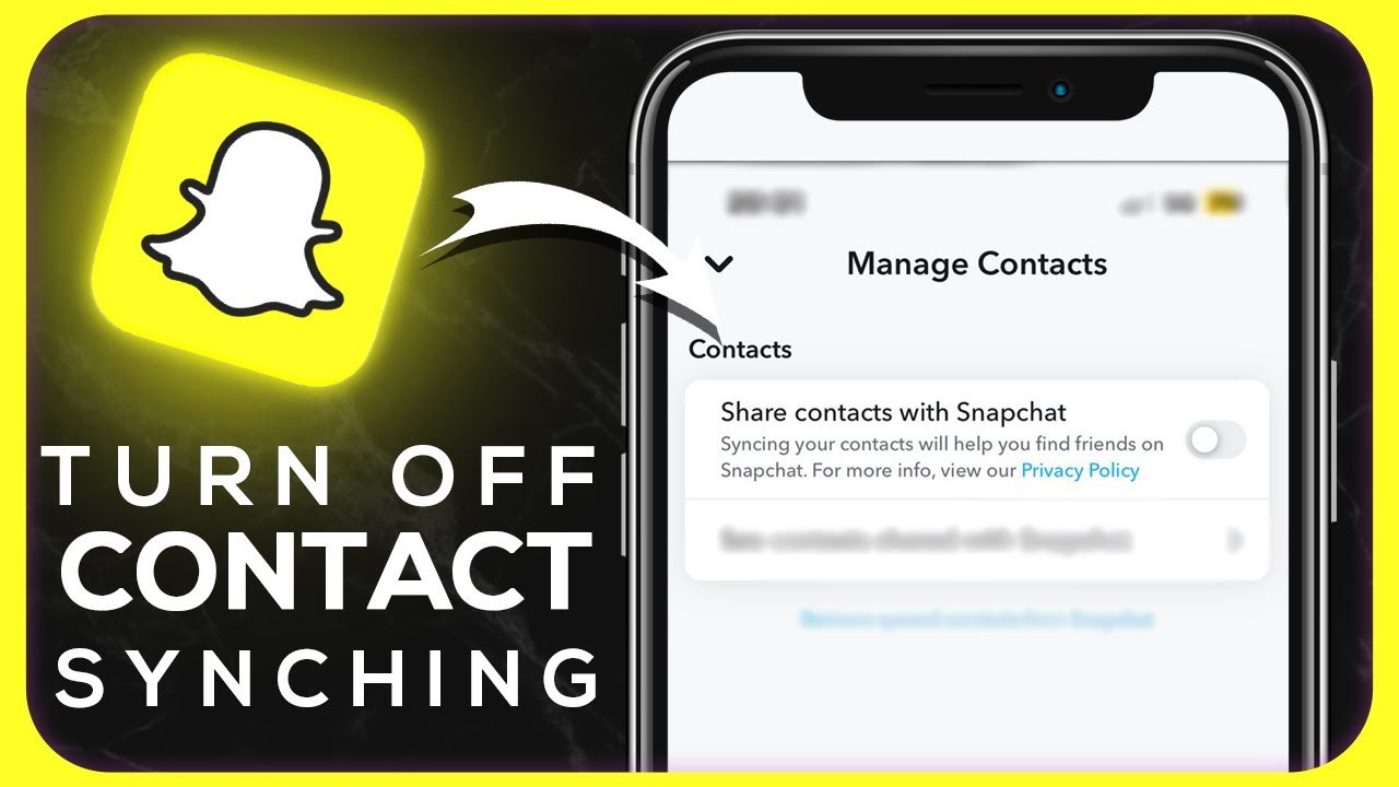How To Turn Off Phone Contact Syncing on Snapchat